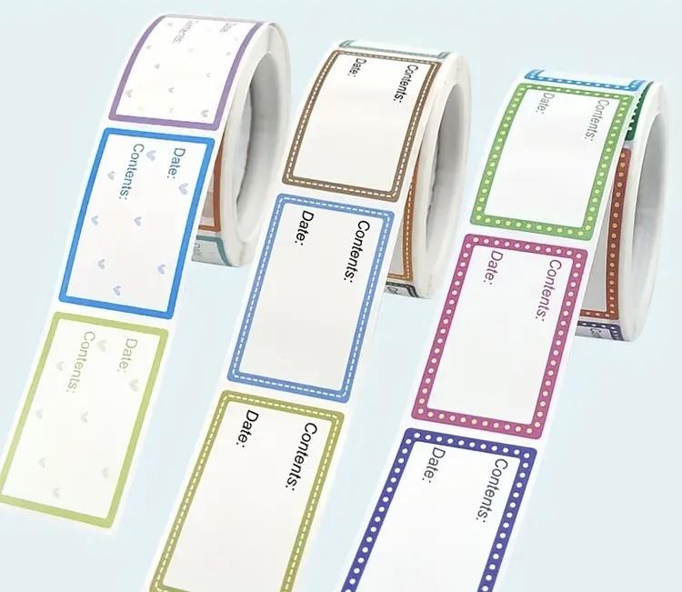 Lipdukų maisto žymėjimui šaldiklyje ir šaldytuve, 200 vnt