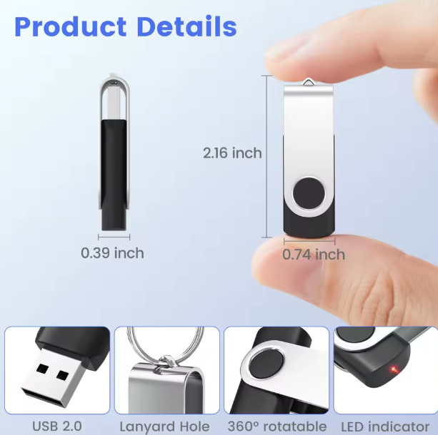 USB atmintinė 32 GB – greitai perkelkite nuotraukas iš telefono