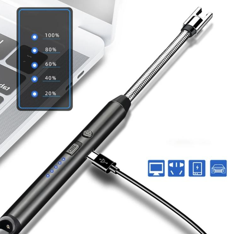 Modernus įkraunamas elektrinis žiebtuvėlis, 1 vnt.